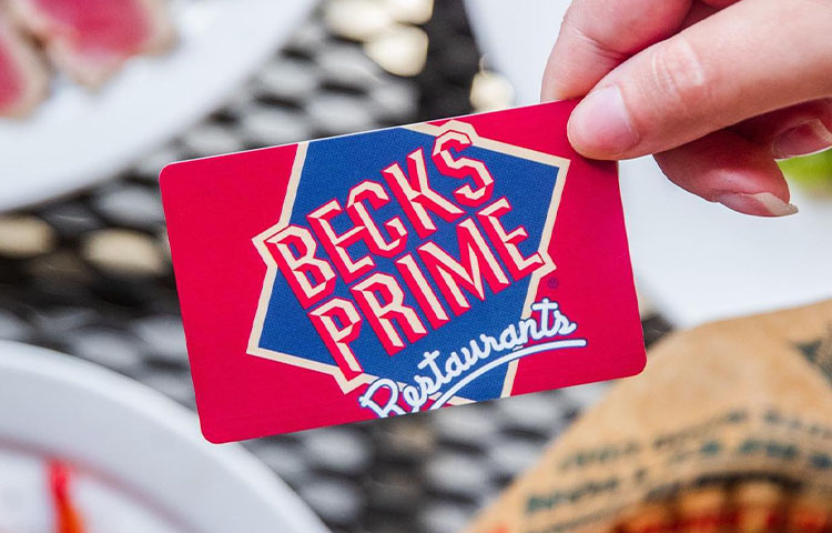 Becks Prime Gift Card